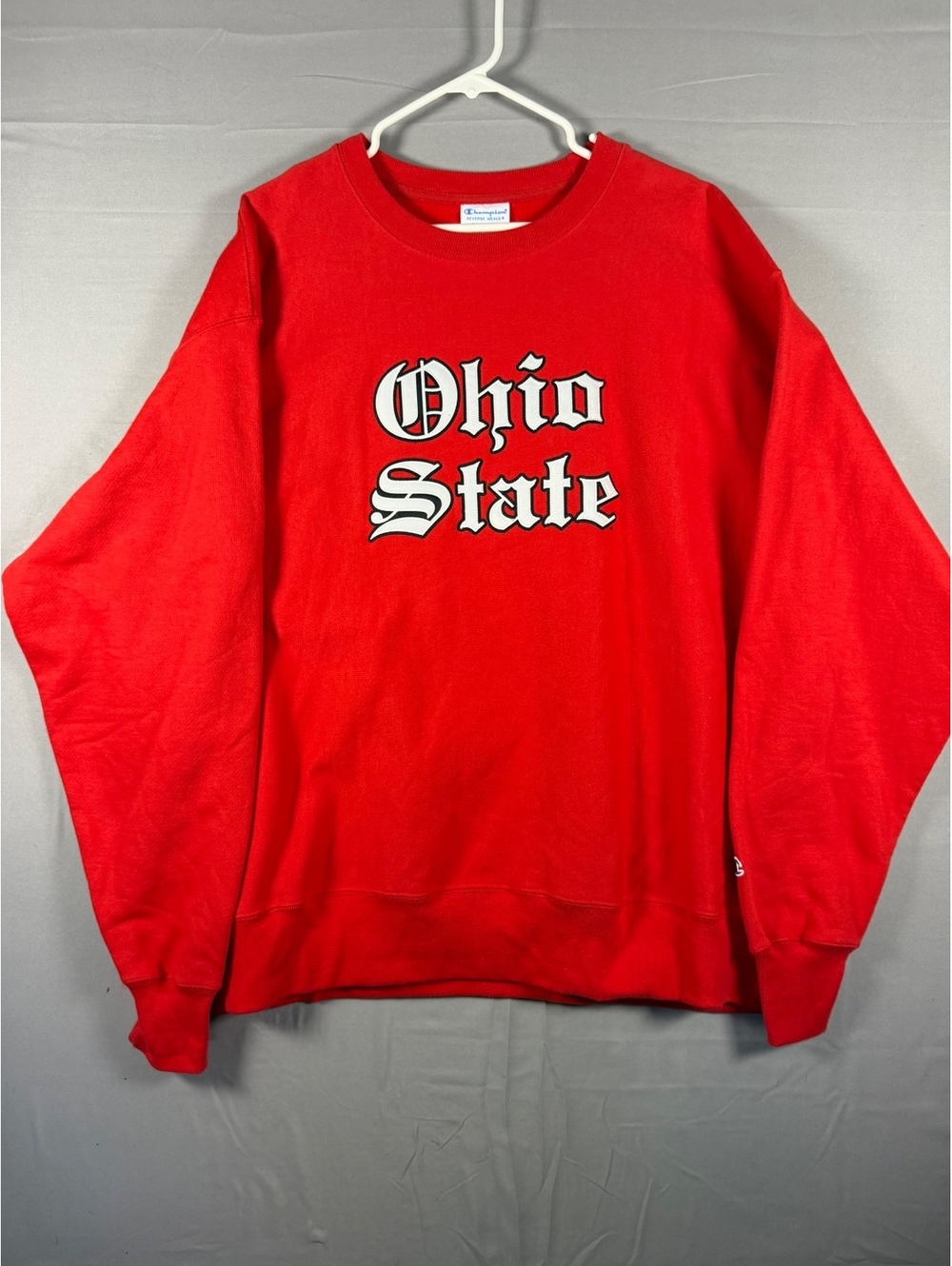 Champion Ohio State Buckeyes Red Reverse Weave Sweatshirt Size 2XL